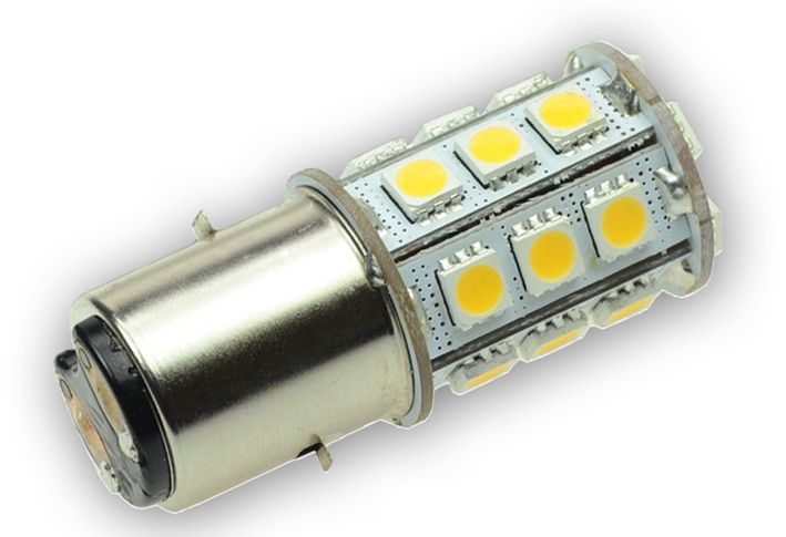 S&H 34020 LED Röhrenform 24x55mm dimmbar Ba20d 10-30VDC 10-18VAC 2,8W/830 290Lm