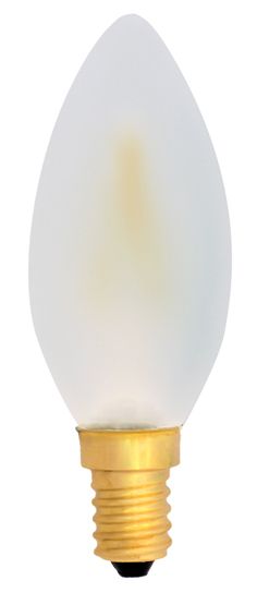 S&H 38643 LED-Kerzenform Filament 35x100mm E14 220-240VAC 4W 380Lm 2700K