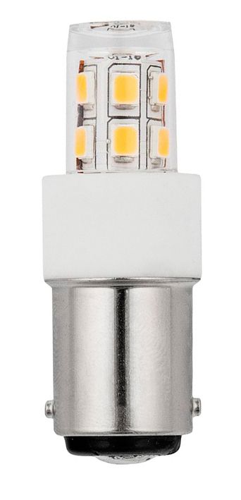 S&H 35640 LED-Röhrenform 17SMD 17x47mm Ba15d 200-240VAC 2,1W/827 255Lm 2700K