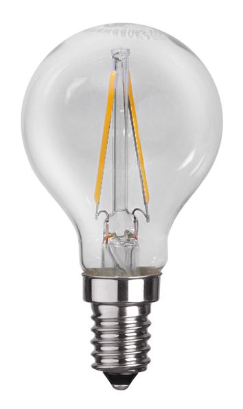 S&H 38327 LED-Tropfenform Filament 45x82mm E14 235V 2,3W 270Lm 4000K 360°