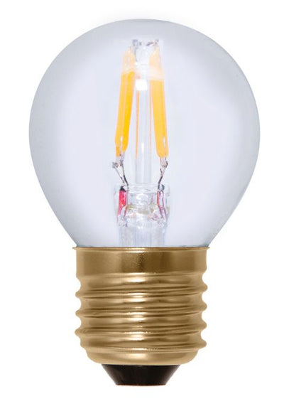 S&H 33986 LED-Tropfenform Filament 45x72mm E27 2,5W/922 200Lm 2200K