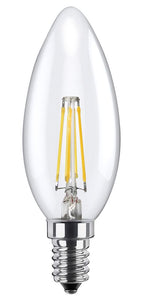 S&H 36571 LED Kerze Filament 35x95mm dimmbar E14 3,2W/927 270Lm 1900-2700K