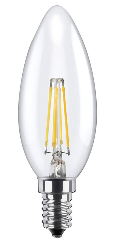 S&H 36571 LED Kerze Filament 35x95mm dimmbar E14 3,2W/927 270Lm 1900-2700K