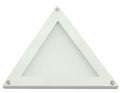S&H 90173 LED Aufbau Panel Dreieck 100x100x100x5mm 12-14VDC 2W/828 100Lm