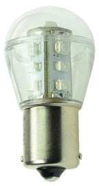 S&H 35644 LED-Leuchte 15SMD 25x48mm BA15s 10-30VDC/10-18VAC 0,9W grün 300°