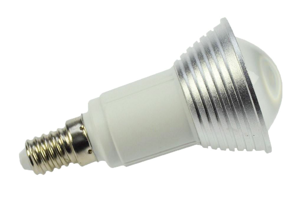 S&H 34608 LED-Reflampe 9SMD 50x80mm dimmbar E14 180-260VAC 180-260VDC 4,8W