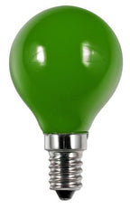 S&H 36759 LED Tropfenform Filament 45x75mm E14 220-240V 1W 8Lm grün 360°