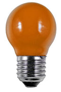 S&H 38219 LED Tropfenform Filament 45x75mm E27 220-240V 1W 40Lm orange 360°