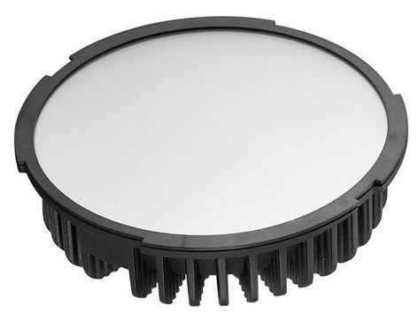 S&H 90064 LED-Downlight Ø150x45mm 100-260VAC 30W 2934Lm 2800K 140° matt
