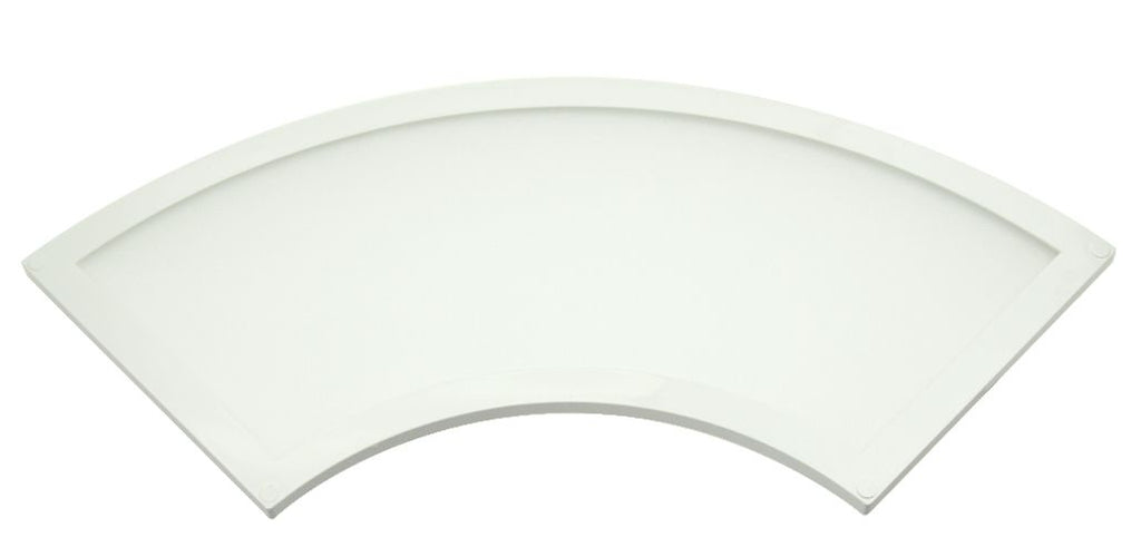S&H 90170 LED Aufbau Panel Viertelkreis 200x200mm 12-14VDC 7W 475Lm 2800K 100°