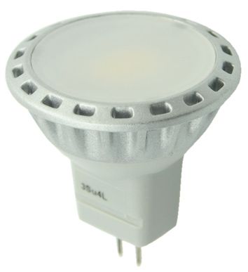 S&H 34702 LED Refform MR11 SMD Ø35x36mm GU4 10-30VDC 2,5W 160Lm 2700K dimmbar