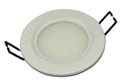 S&H 34746 LED-Downlight Ø95mm EBØ85mm 24VDC 6W RGB 125° matt strukturiert
