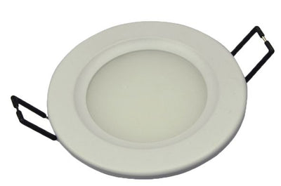 S&H 34746 LED-Downlight Ø95mm EBØ85mm 24VDC 6W RGB 125° matt strukturiert