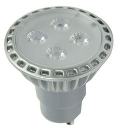 S&H 34488 LED Reflampe PAR16 4SMD 50x55,5mm GU10 5,5W amber 220Lm 30°