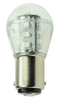 S&H 35757 LED-Leuchte 15SMD 25x48mm BA15d 10-30VDC/10-18VAC 0,9W grün 300°