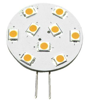 S&H 35013 LED 9SMD Modul Ø 25mm (9mm Pins) G4 10-30VDC 10-18VAC 1,6W 150Lm