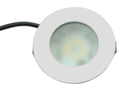 S&H 90053 LED-Downlight Ø68mm EBØ63mm 12VAC/DC 2W 125Lm 3000K 110° matt IP65