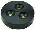 S&H 90071 LED-Aufbaustrahler Ø68mm 12V/DC 3,6W 200Lm 3000K 125° schwarz