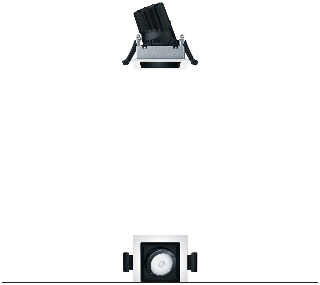 Zumtobel PANOS INF Q68V 10W LED930 LDO FL-BK WH LED Decken-EBleuchte 9 60816935