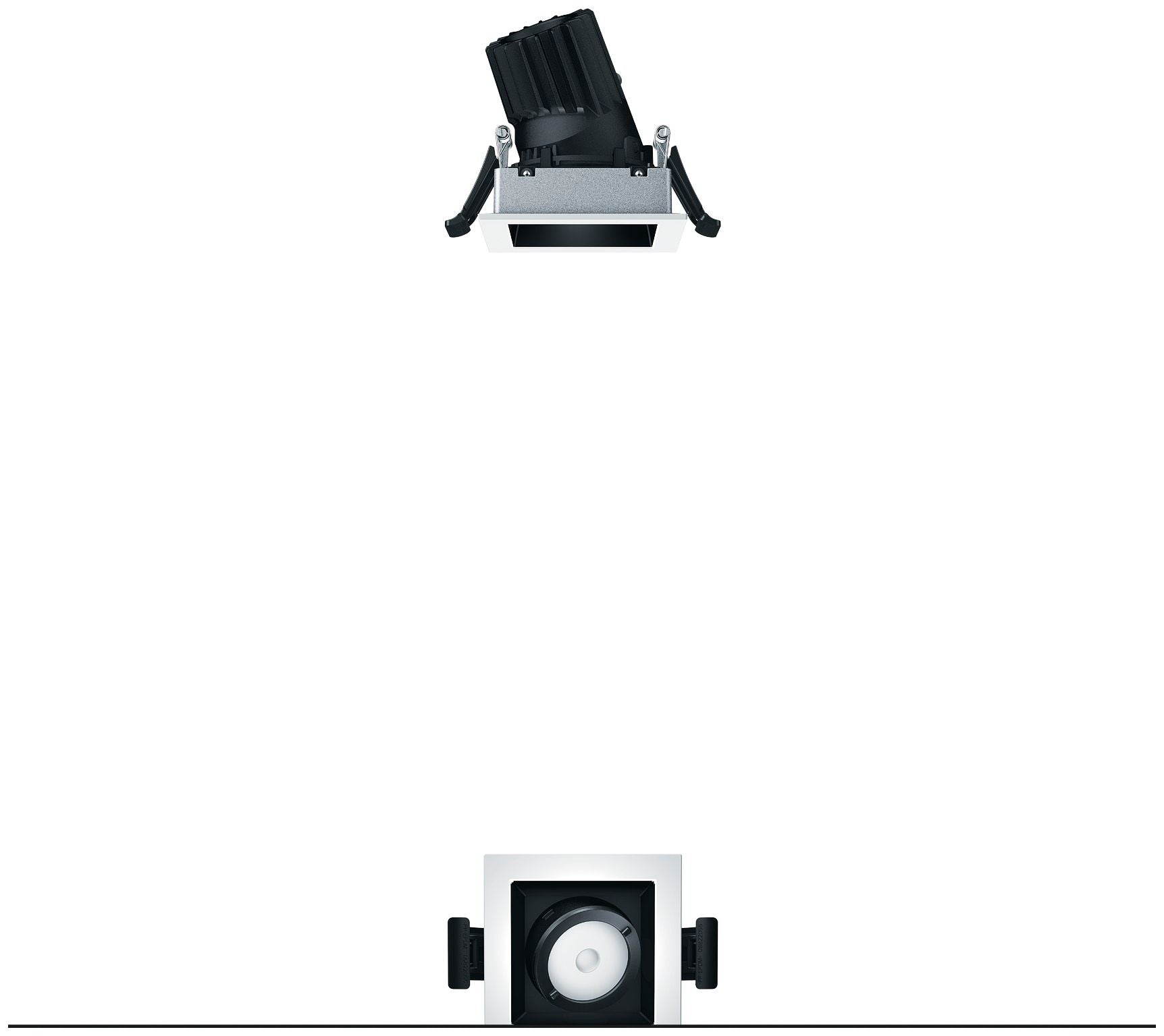 Zumtobel PANOS INF Q68V 10W LED930 LDO FL-BK WH LED Decken-EBleuchte 9 60816935