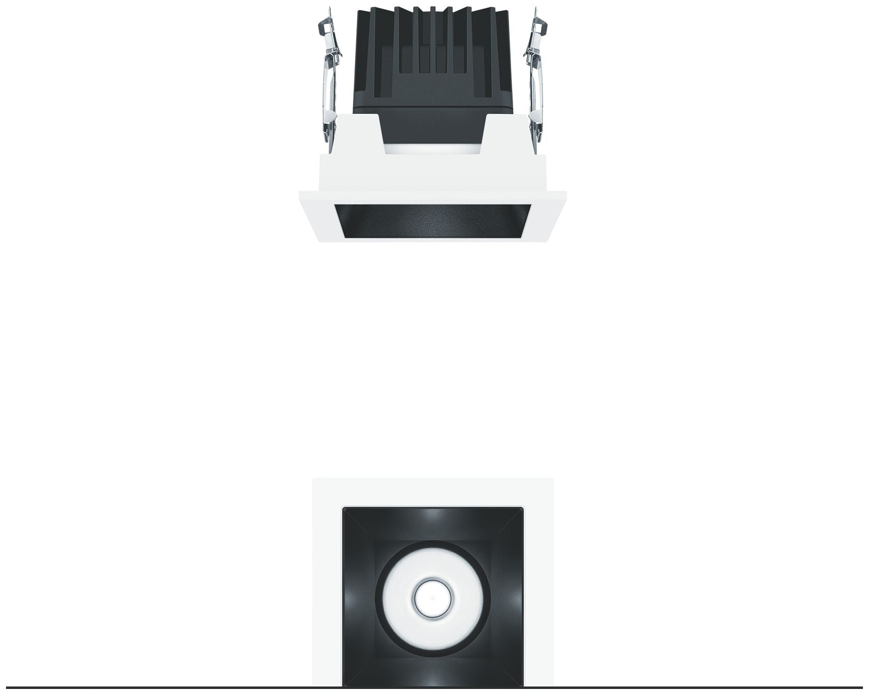 Zumtobel PANOS INF Q100L 15W LED930 LDO SP-BK WH LED Decken-EBleuchte 60816811