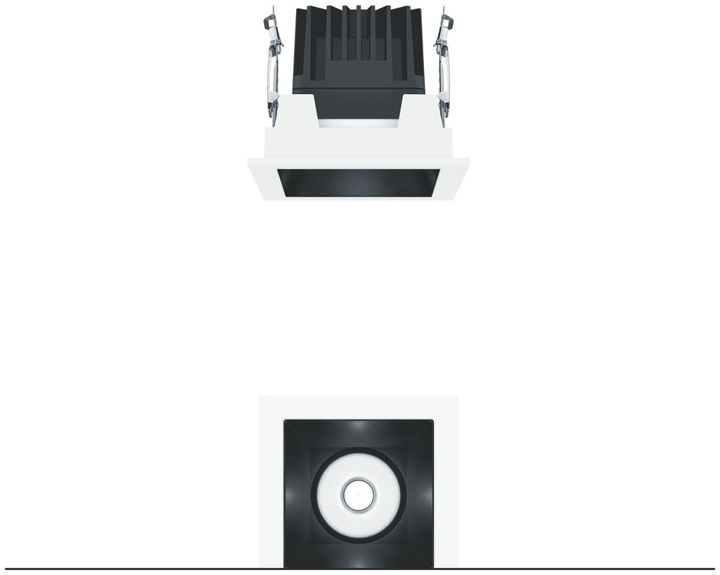 Zumtobel PANOS INF Q100L 15W LED940 LDO SP-BK WH LED Decken-EBleuchte 60816823