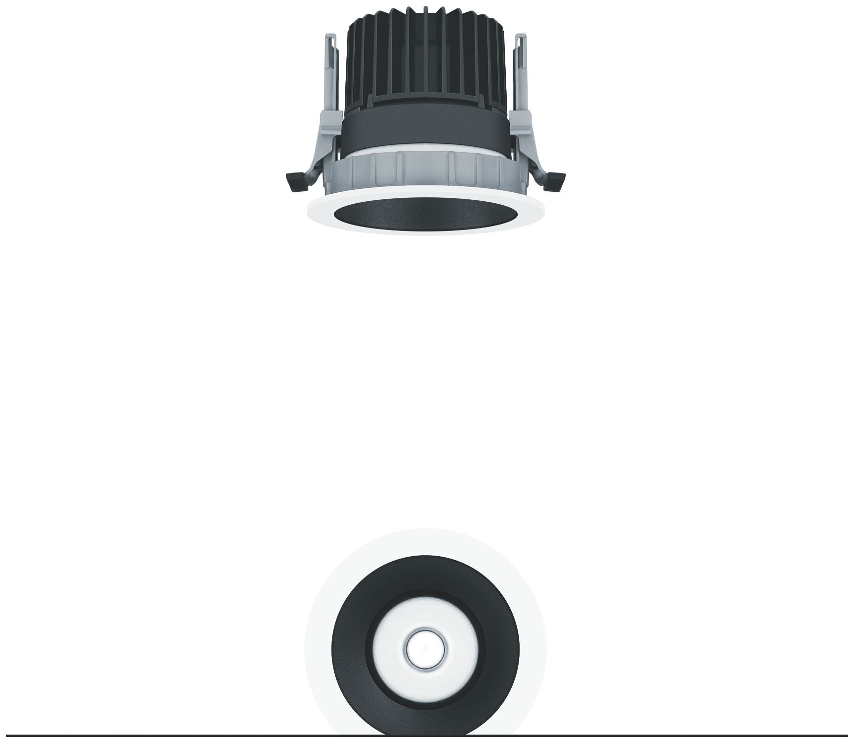 Zumtobel PANOS INF R100L 15W LED930 LDO SP-BK WH LED Decken-EBleuchte 60816775