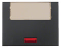 Berker 14967006 Wippe m.5beil. Linsen u.großem B-feld K.1 anthrazit matt