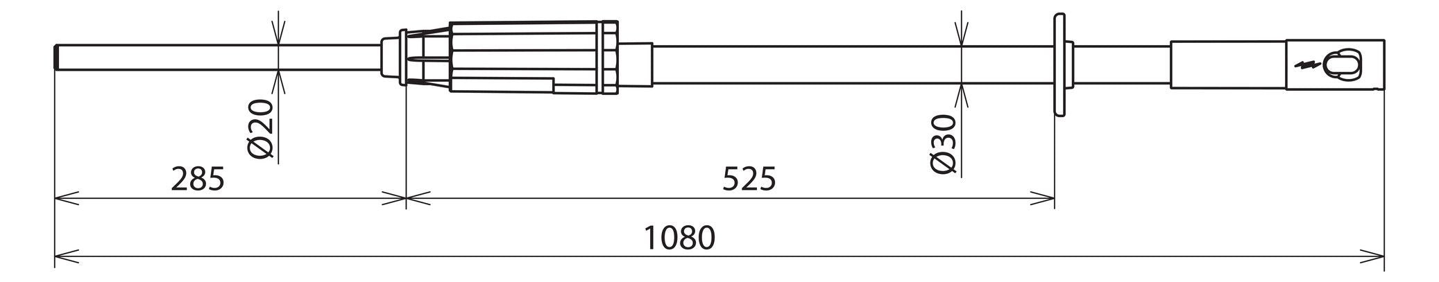 DEHN 767706 PHE36S Spannungsprüfer PHE III 6kV 50Hz Kat. S
