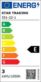 S&H 38329 LED-Tropfenform Filament 45x76mm E27 235V 2,3W 270Lm 4000K 360°