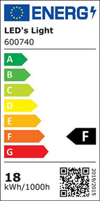 S&H 90111 LED Lichtleiste 1225x32x54mm weiß inkl.1xT8 G13 18W/840 1600Lm 220°