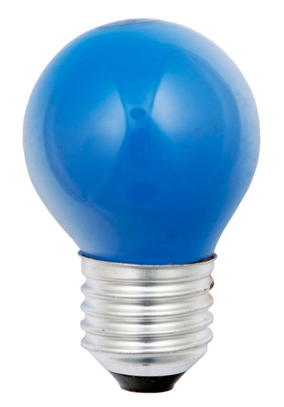 S&H 30529 LED Tropfenform 45x73mm E27 240VAC 1W 12Lm blau Kunststoff
