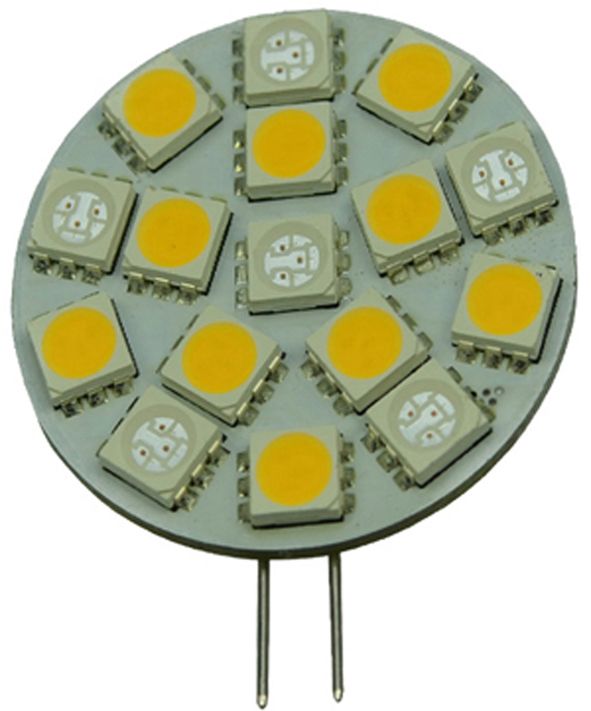 S&H 30754 LED-Leuchtmittel Modul 33mm G4 dimmbar 10-30VDC 10-18VAC 1,8W 3000K/rt