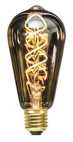 S&H 31290 LED-Rustika Filament Flex axial 64x140mm E27 4W/921 80Lm smoked