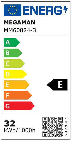 S&H 33343 LED Clusterlite 3U 63x188mm E27 32W/840 4160Lm 4000K
