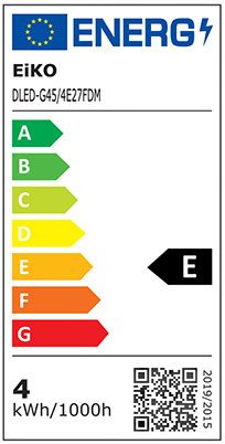 S&H 38933 LED-Tropfenform Filament 45x70mm E27 4W 470Lm 2700K 300° matt