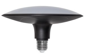 S&H 31296 LED Tellerform 190x110mm E27 220-240V 25W 1875Lm 3000K schwarz