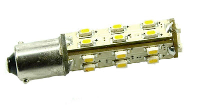 S&H 30339 LED-Leuchtmittel 27SMD 11,2x46,6mm BA9s 10-30VDC 10-18VAC 1,3W