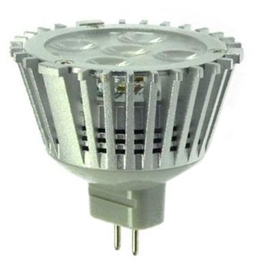S&H 30169 LED MR16 5x1WNichia Ø50x51mm GU5,3 12-25V 12VAC/DC 6W 290Lm 3000K 40°