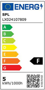 S&H 36669 LED-Kerzenschaft Filament 38x315mm E27 230V 6,5W/922 470Lm klar