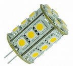 S&H 38926 LED-Leuchtmittel 24SMD5050 Ø23x42,5mm GY6,35 10-30VDC 10-18VAC 2,4W