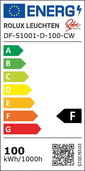 S&H 90408 LED Displaystrahler 274x220x79mm 200-240V 100W 8000Lm 6000K