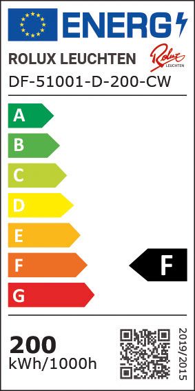 S&H 90412 LED Displaystrahler 395x312x95mm 200-240V 200W 16000Lm 6000K