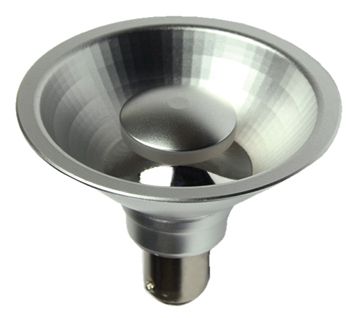 S&H 31390 LED Reflampe AR70 70x58mm dimmbar Ba15d 12VAC/DC 8W/927 460Lm