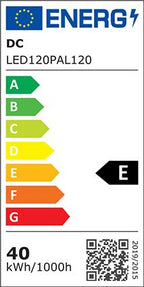 S&H 53466 LED-Panel 1200x300x10mm 180-264VAC 40W 4000Lm 3000K 100° silber