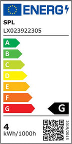 S&H 38083 LED Röhre Filament Flex Axial 45x130mm E27 230V 4,5W 140Lm 2200K gold