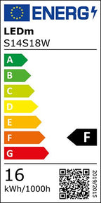 S&H 33848 LED Linienlampe 30x1000mm 2xS14s 220-240V 16W/827 1400lm 330° opal