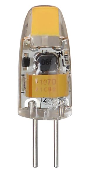 S&H 31344 LED Stiftsockellampe 10x30mm G4 12VAC/DC 1W 100Lm 2800K dimmbar