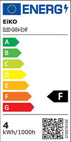 S&H 38648 LED-Tropfenform Filament 45x70mm E14 220-240VAC 4W 360Lm 2700K