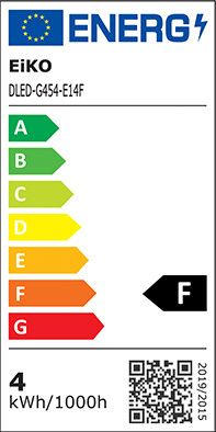 S&H 38648 LED-Tropfenform Filament 45x70mm E14 220-240VAC 4W 360Lm 2700K